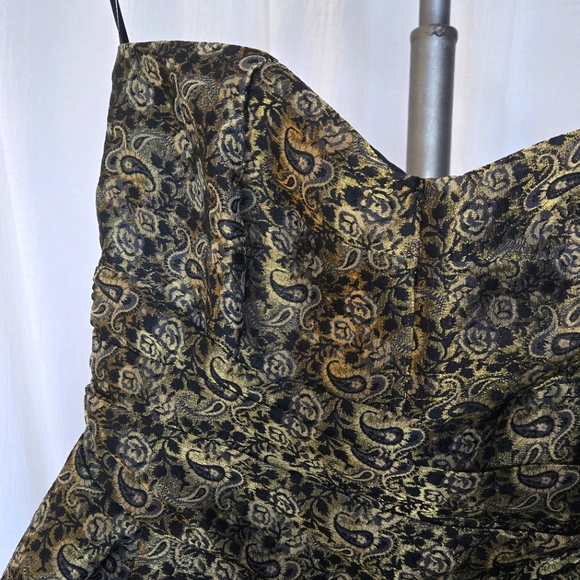 Next jacquard strapless dress - Picture 4 of 5